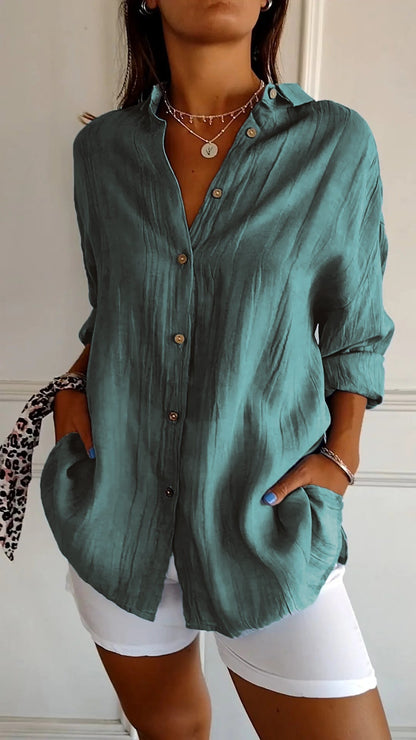 Celeste Linen Summer Shirt