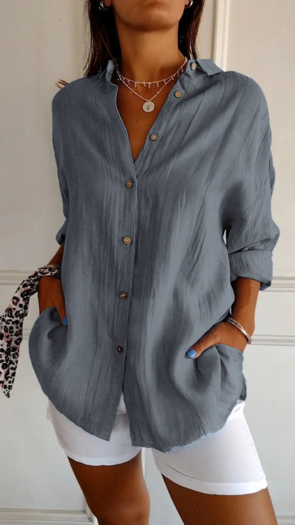 Celeste Linen Summer Shirt