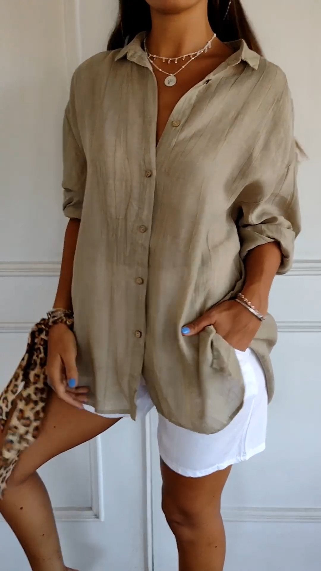 Celeste Linen Summer Shirt