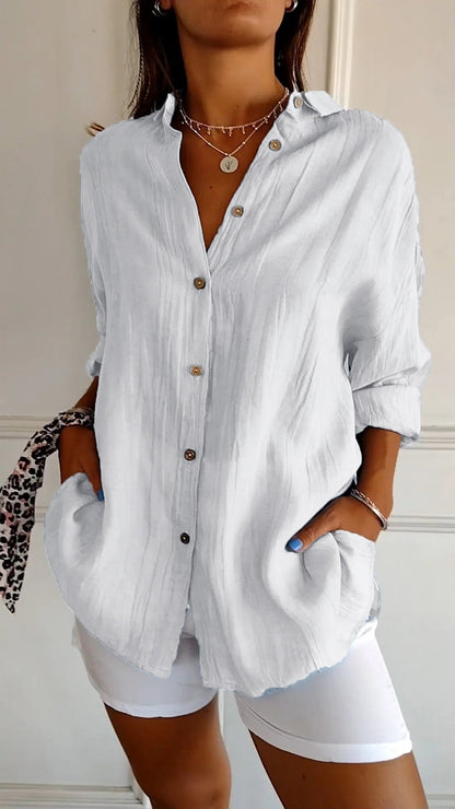 Celeste Linen Summer Shirt