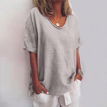 Emma Rose Relaxed Linen Shirt