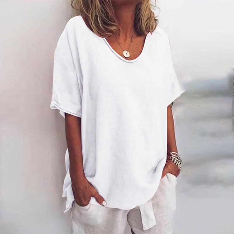Emma Rose Relaxed Linen Shirt
