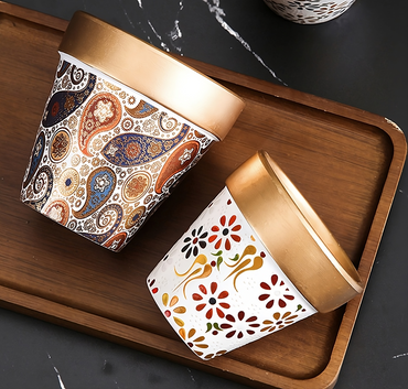 Golden Oasis Vase
