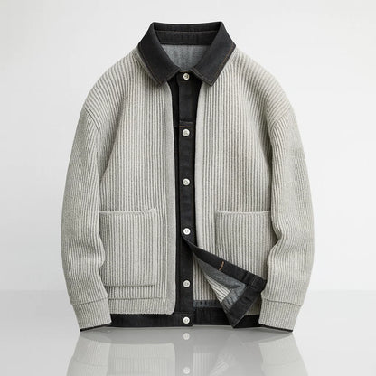 Marcus Merino Denim-Trim Jacket