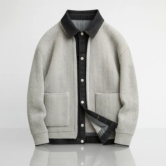 Marcus Merino Denim-Trim Jacket