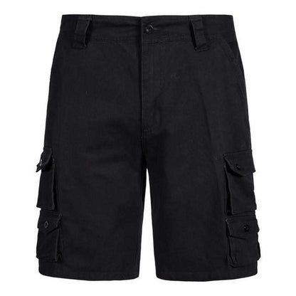 Night Madrid Multi-Pocket Cargo Shorts