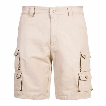 Night Madrid Multi-Pocket Cargo Shorts