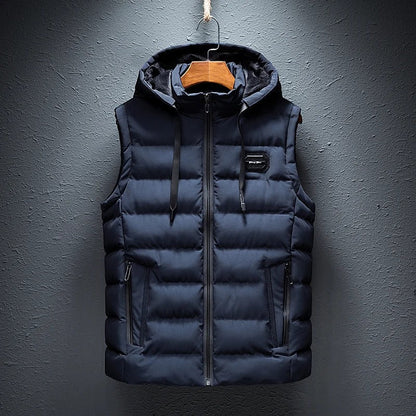 Santino Vest with Hood