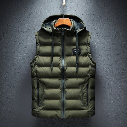 Santino Vest with Hood